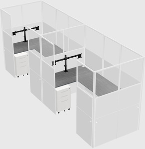 Cabine en u