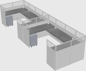 Cabine en u