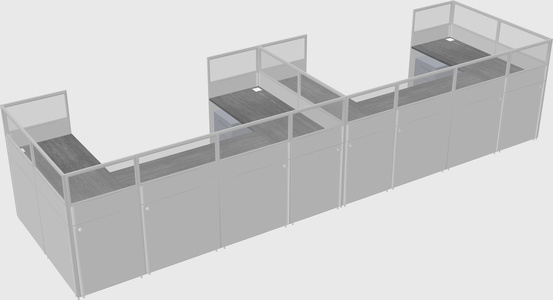 Cabine en u