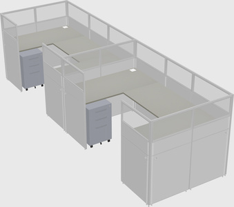 Cabine en u