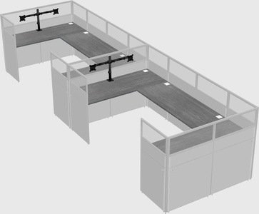 Cabine en u