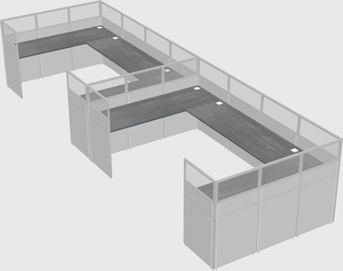 Cabine en u