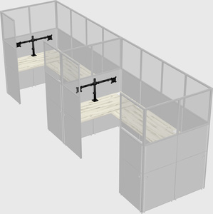 Cabine en u