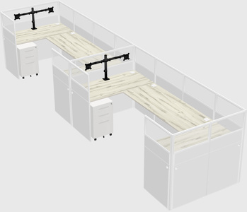 Cabine en u
