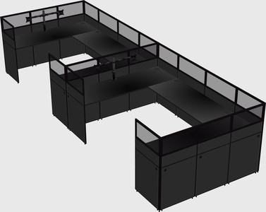 Cabine en u
