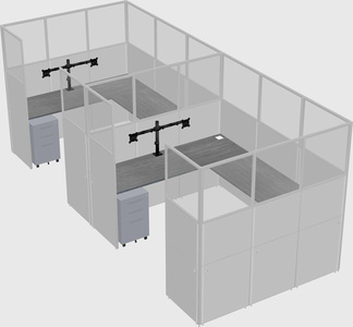 Cabine en u