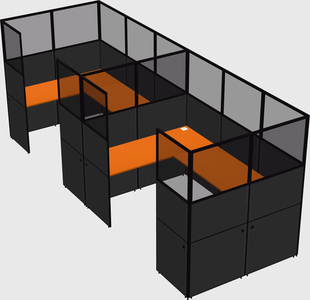 Cabine en u