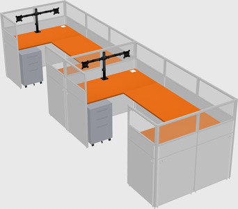 Cabine en u
