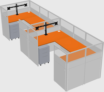 Cabine en u