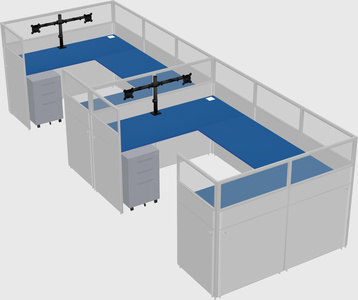 Cabine en u