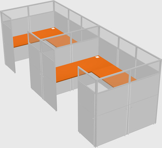 Cabine en u