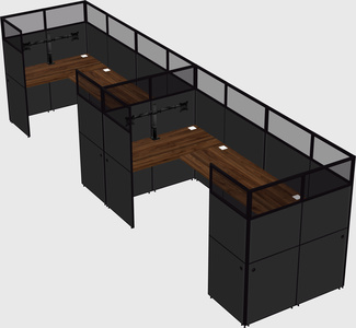 Cabine en u