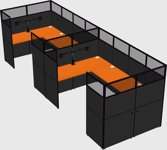 Cabine en u