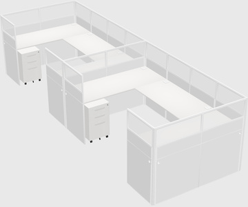 Cabine en u