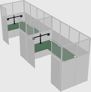 Cabine en u