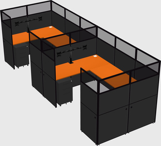 Cabine en u