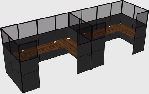 Cabine en u