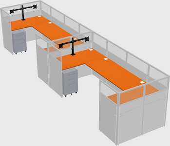 Cabine en u