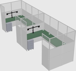 Cabine en u