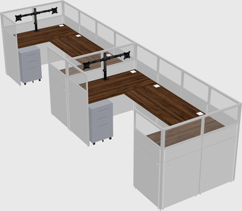 Cabine en u