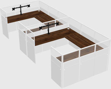 Cabine en u
