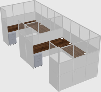 Cabine en u