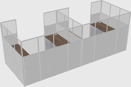 Cabine en u