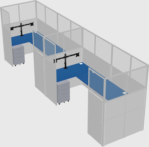 Cabine en u