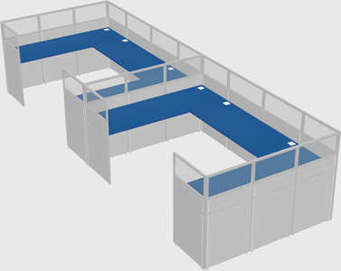 Cabine en u