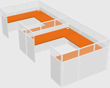 Cabine en u