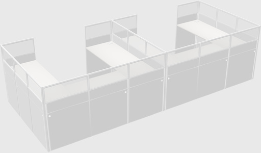 Cabine en u