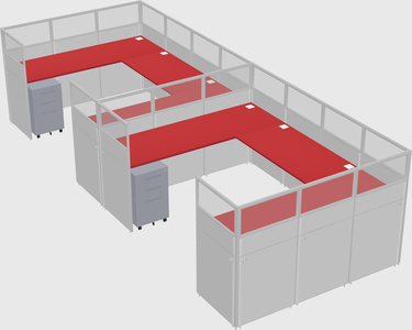 Cabine en u