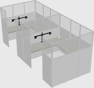 Cabine en u