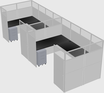 Cabine en u