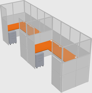 Cabine en u
