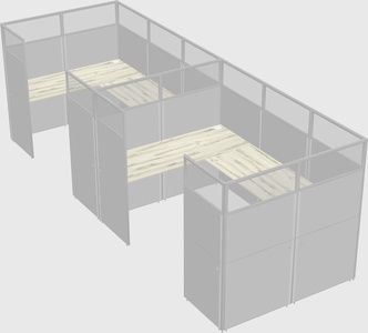Cabine en u
