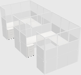 Cabine en u