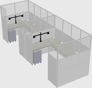 Cabine en u