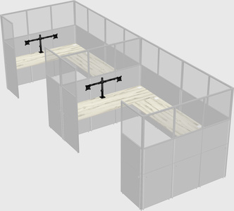 Cabine en u
