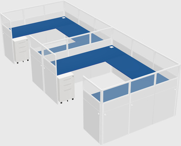 Cabine en u