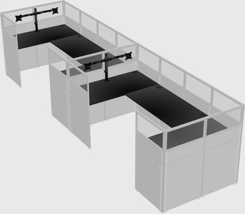 Cabine en u