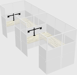 Cabine en u