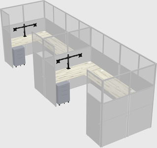 Cabine en u