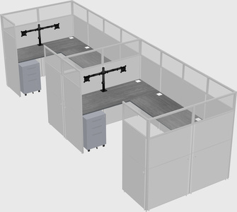 Cabine en u