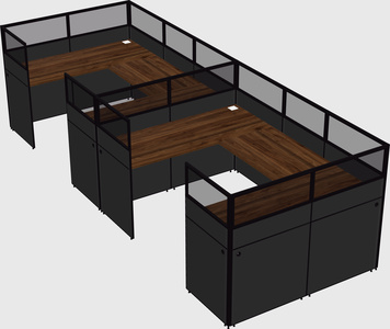 Cabine en u