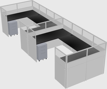 Cabine en u