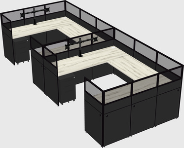 Cabine en u