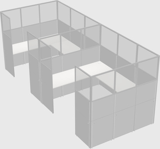 Cabine en u