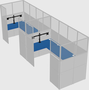 Cabine en u