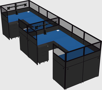 Cabine en u